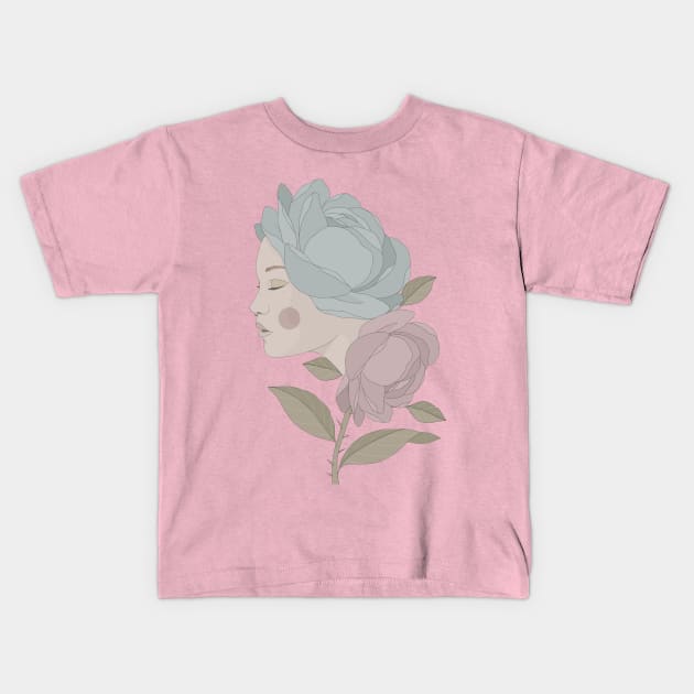Blooming Kids T-Shirt by maniacodamore
